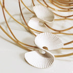 PENDRA Curved Geometry Sterling Silver Earrings