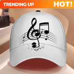 PENDRA Classic Musical Notes Baseball Cap
