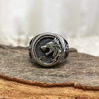 PENDRA Wolf Rune Ring