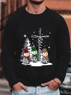 PENDRA Printed Long Sleeve God T-Shirt
