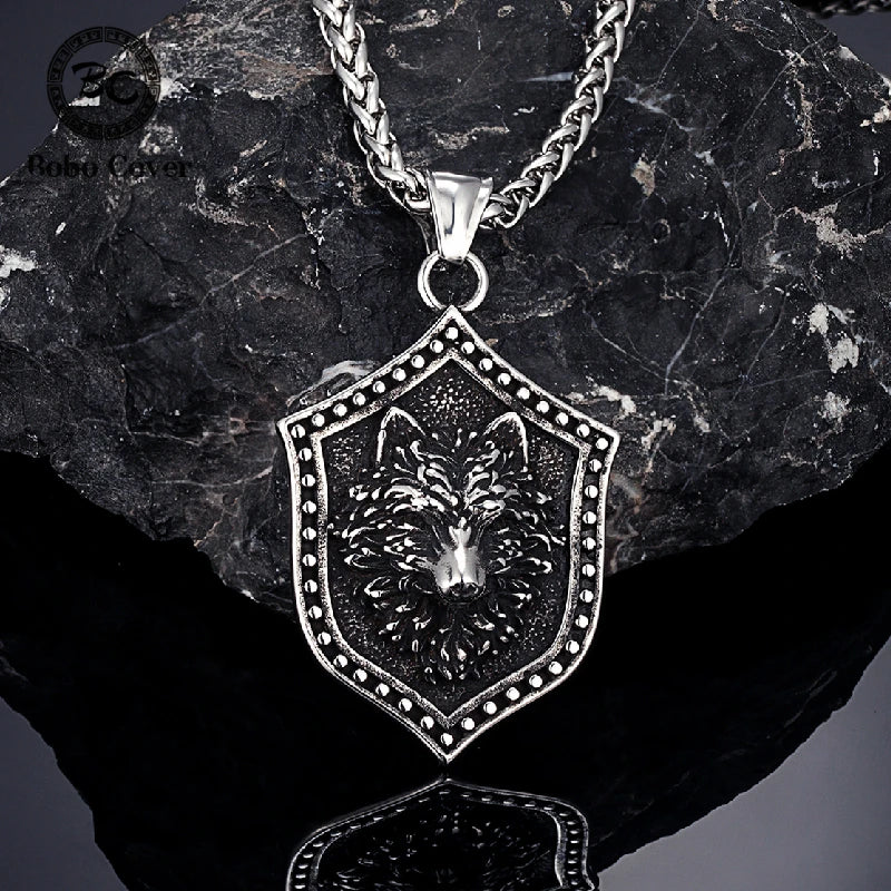 PENDRA Wolf Vikings Necklace