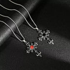 PENDRA Smoothcross Minimalist Titanium Steel Cross Necklace
