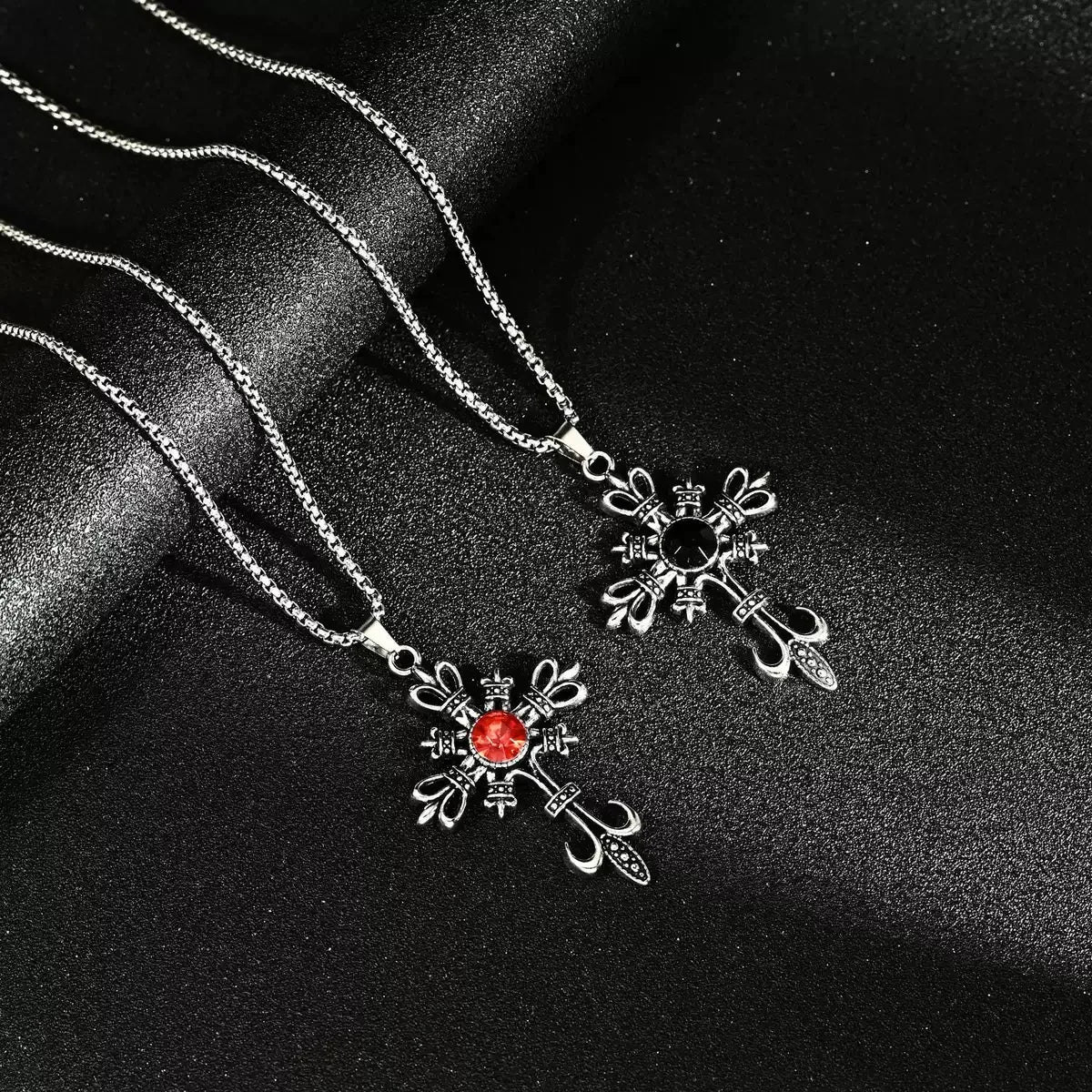 PENDRA Smoothcross Minimalist Titanium Steel Cross Necklace