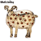 PENDRA Vintage Alloy Sheep Brooch