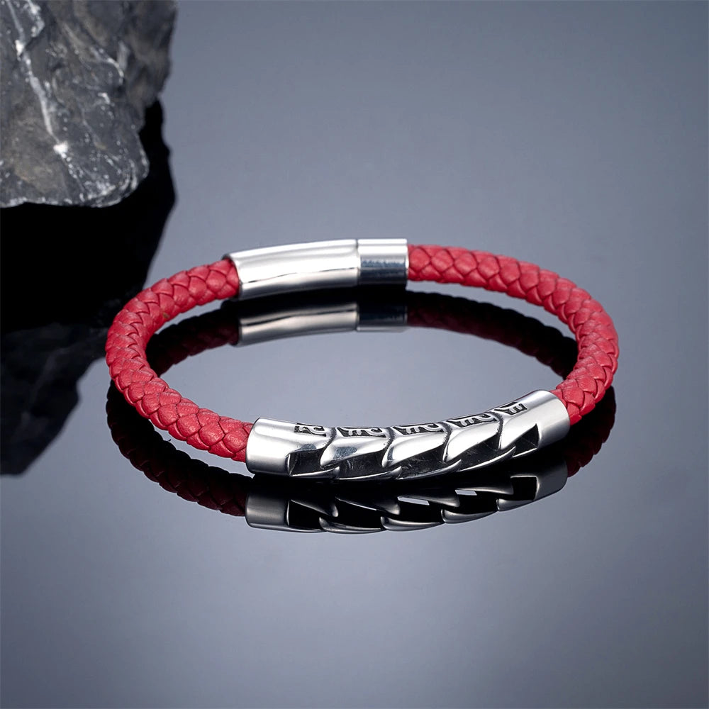 PENDRA Handmade Red Black Bracelet