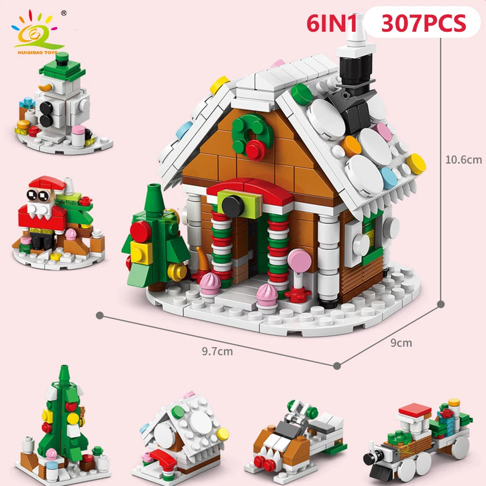 PENDRA Elk Deer Santa Building Set