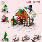 PENDRA Elk Deer Santa Building Set