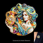 PENDRA Zodiac Porcelain Animal Brooch