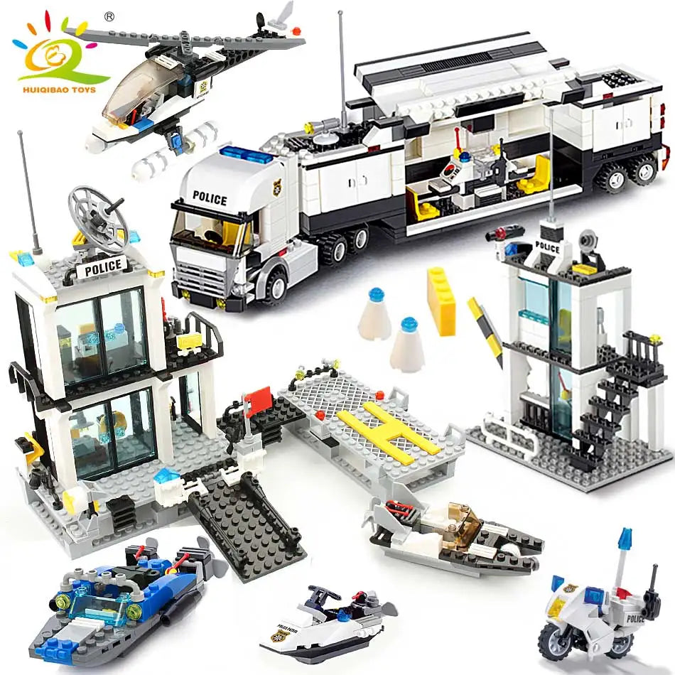 PENDRA Police Station Prison Building Set