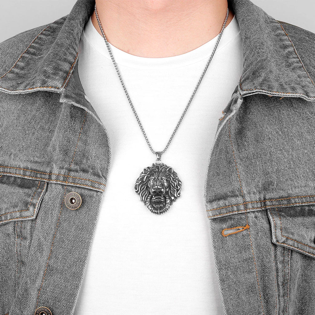 PENDRA Xanvex Lion Motif Necklace