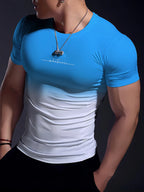 PENDRA Printed Urban Short-Sleeve Running T-Shirt