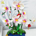 PENDRA Orchid Potted Floral Building Set