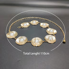 PENDRA Celesarae Pearl Chain Elegant Belt
