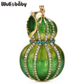 PENDRA Calabasha Enamel Calabash Brooch