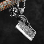 Skull Knife Simple Men Necklaces Stainless Steel Pendant Chain Women Punk Fashion Jewelry New In Accessories Gifts Wholesale