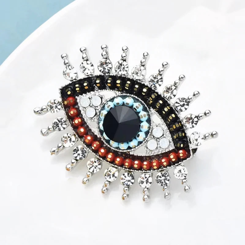 PENDRA Beads Eye Brooch
