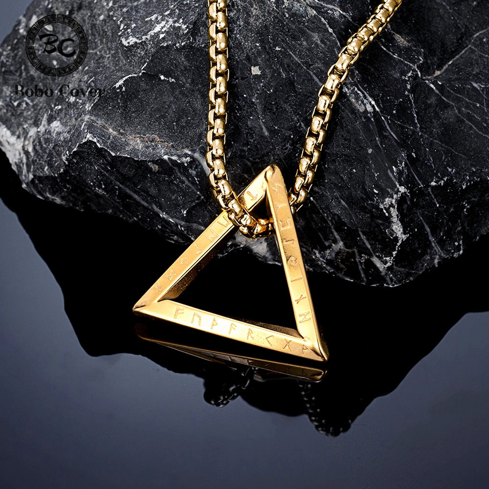 PENDRA Rune Norse Futhark Necklace
