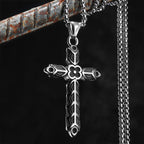 Carving Cross Men Necklaces Stainless Steel Pendant Chain Women Fashion Unique Jewelry Punk New In Accessories Gifts Wholesale