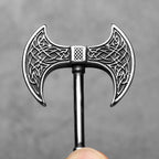 PENDRA Edged Axe Carving Steel Necklace
