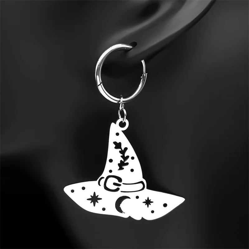 PENDRA Witchmoon Star Moon Hoop Earrings