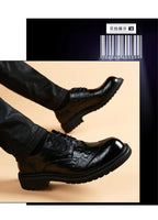 PENDRA Leather Lace Platform Shoes