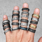 Vintage Nordic Viking Runes Celtic Knot Series Stainless Steel Womens Mens Rings Punk Biker Jewelry Creativity Gift Wholesale