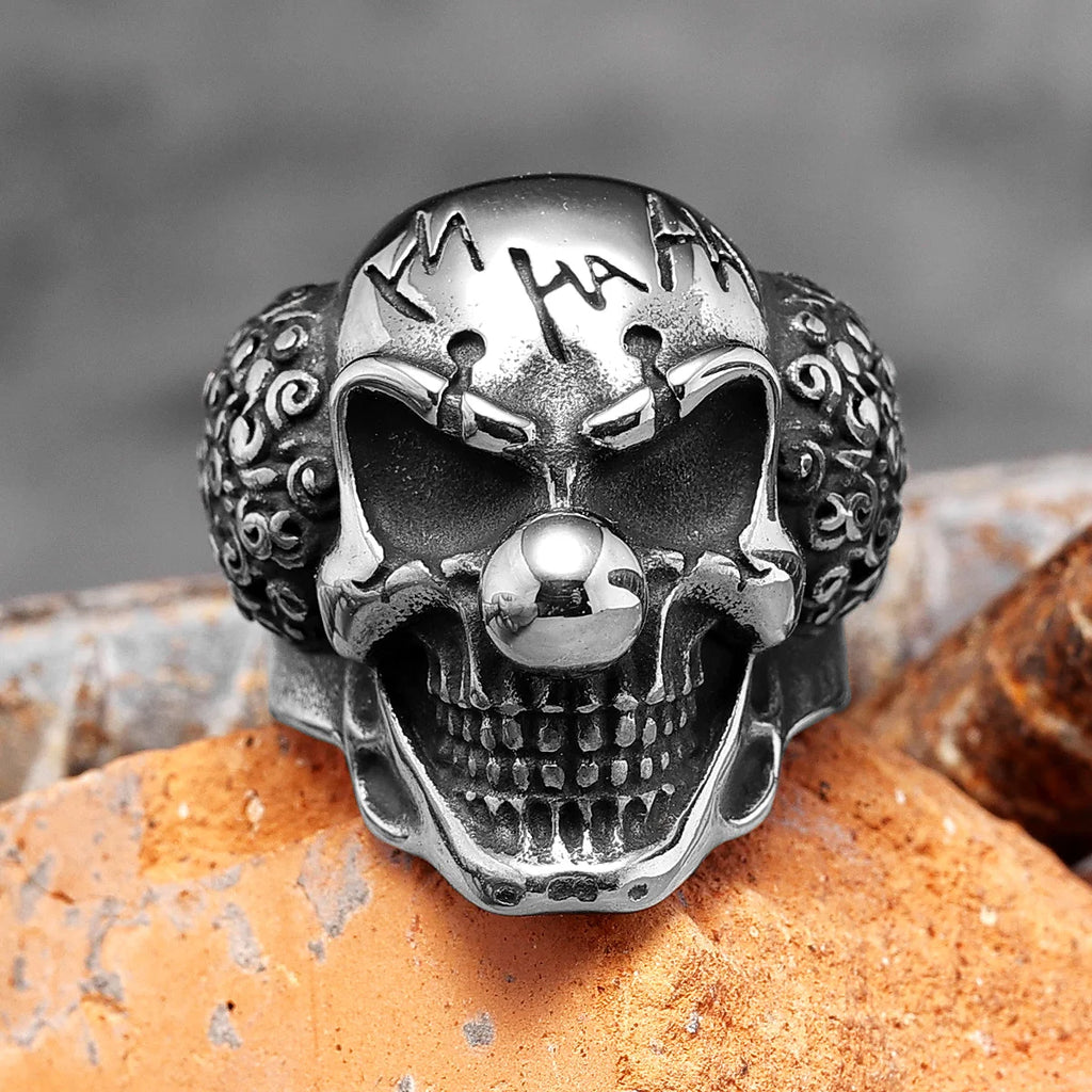 PENDRA Joker Skull Punk Ring