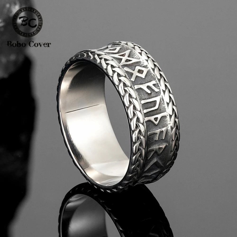 PENDRA Celtic Knot Rune Viking Ring