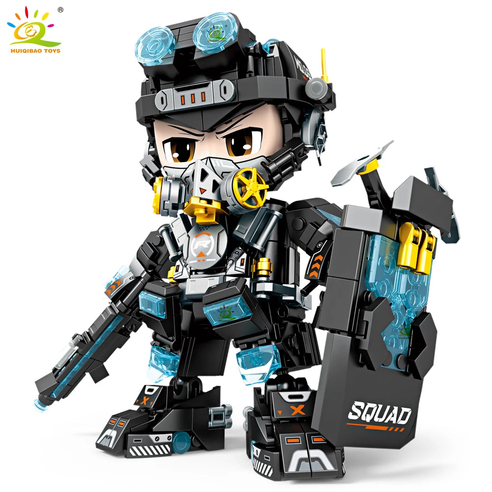 PENDRA Military Mecha Swat Building Set