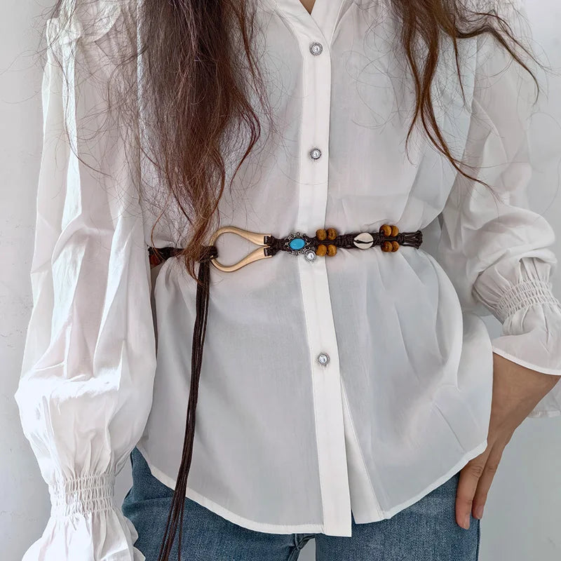 PENDRA Noraine Boho Braided Belt
