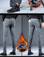 PENDRA Plush Wool Korean Jeans