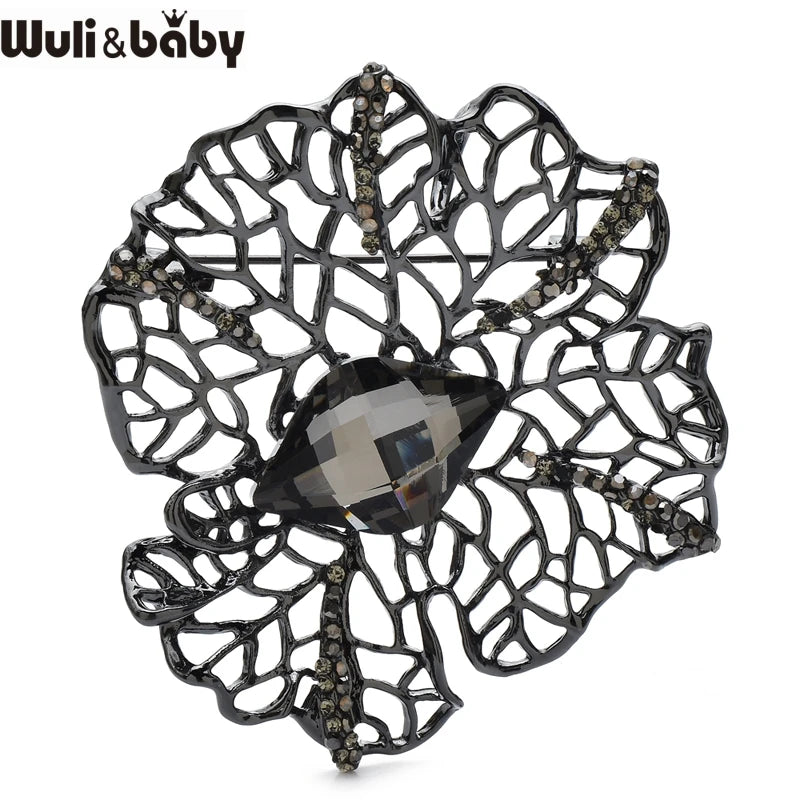 PENDRA Florielle9 Crystal Brooch