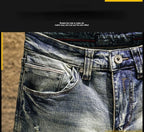 PENDRA Elastic Old Slim Pants