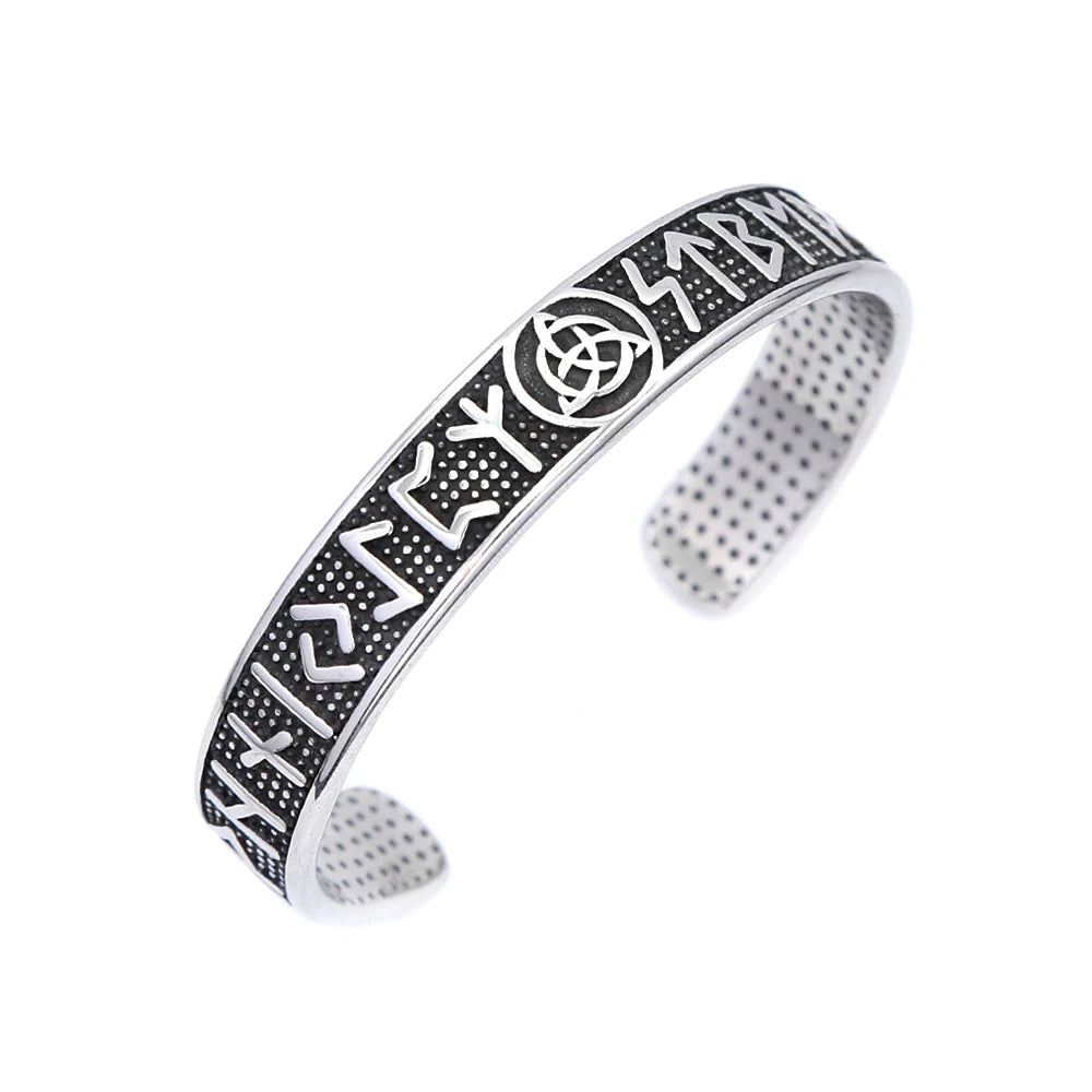 PENDRA Valknut Viking Stainless Steel Bracelet