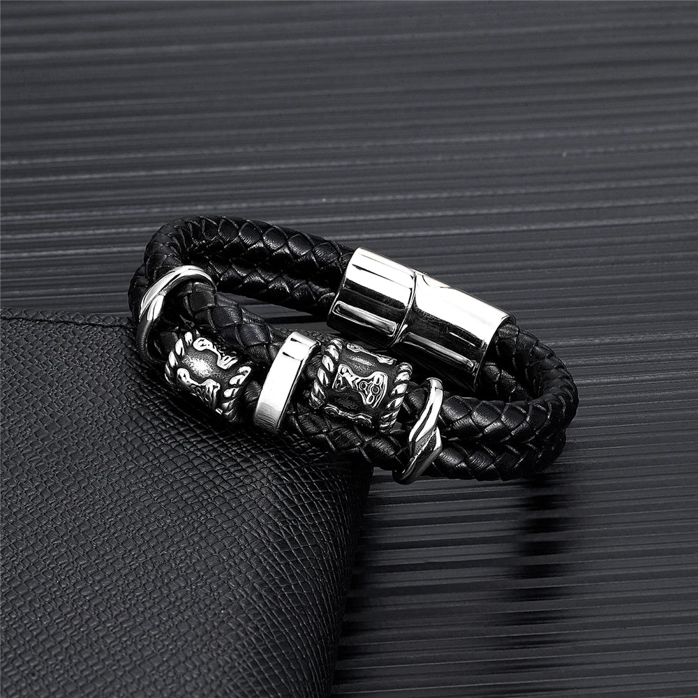 PENDRA Rune Black Bracelet