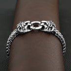 PENDRA Viking Twist Stainless Steel Cuff Bracelet