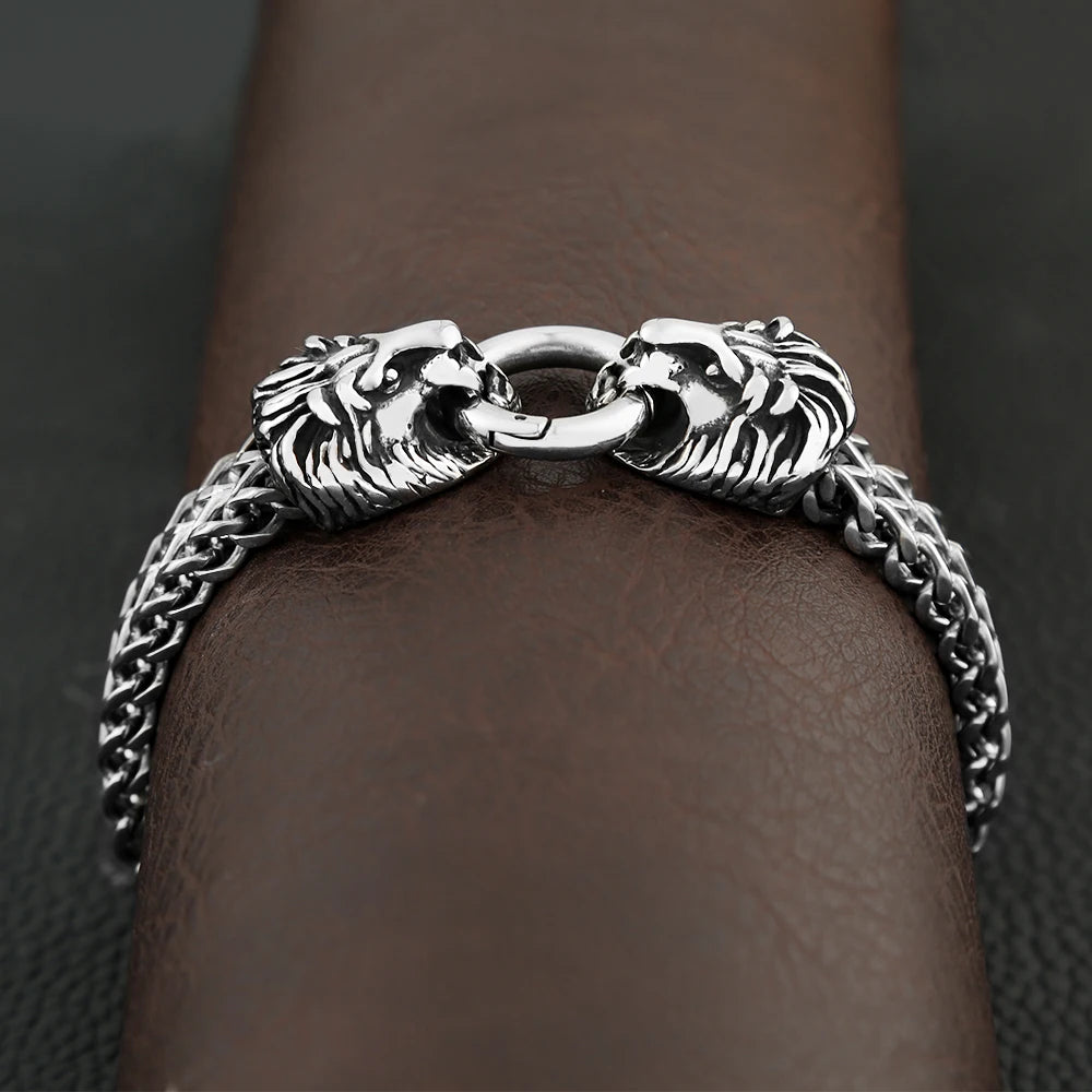 PENDRA Viking Twist Stainless Steel Cuff Bracelet