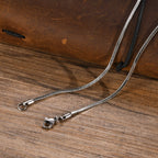 PENDRA Snake Gold Flat Chain Necklace