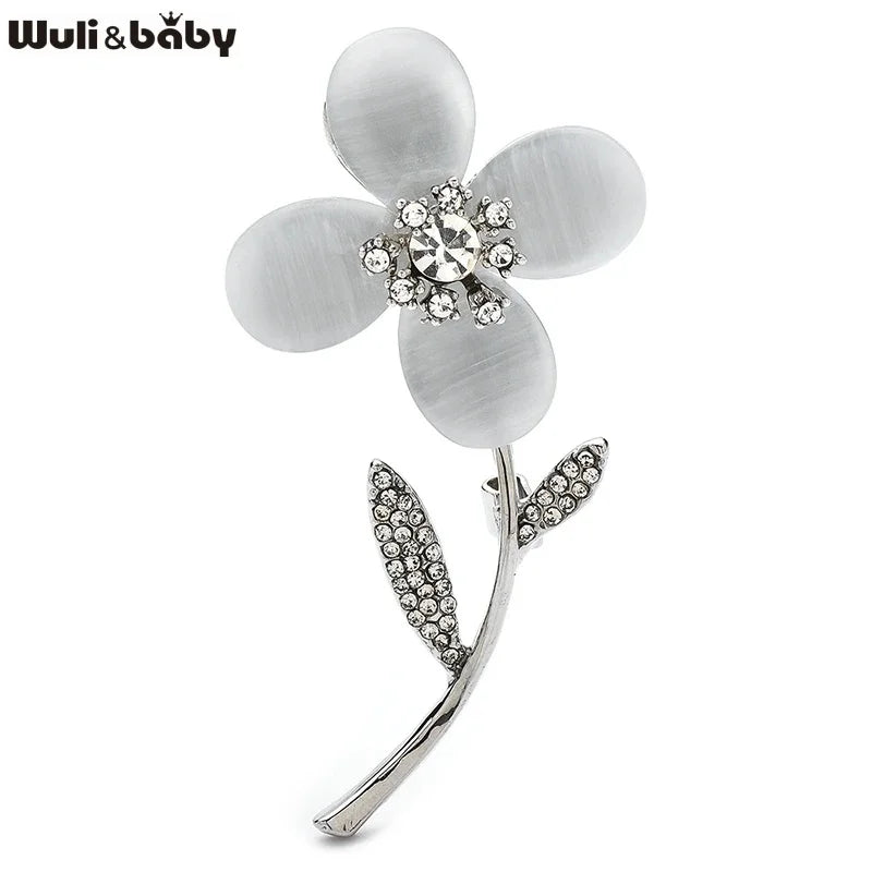 PENDRA Birdflora Bird and Flower Brooch