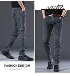 PENDRA Velvet Straight Brushed Trousers