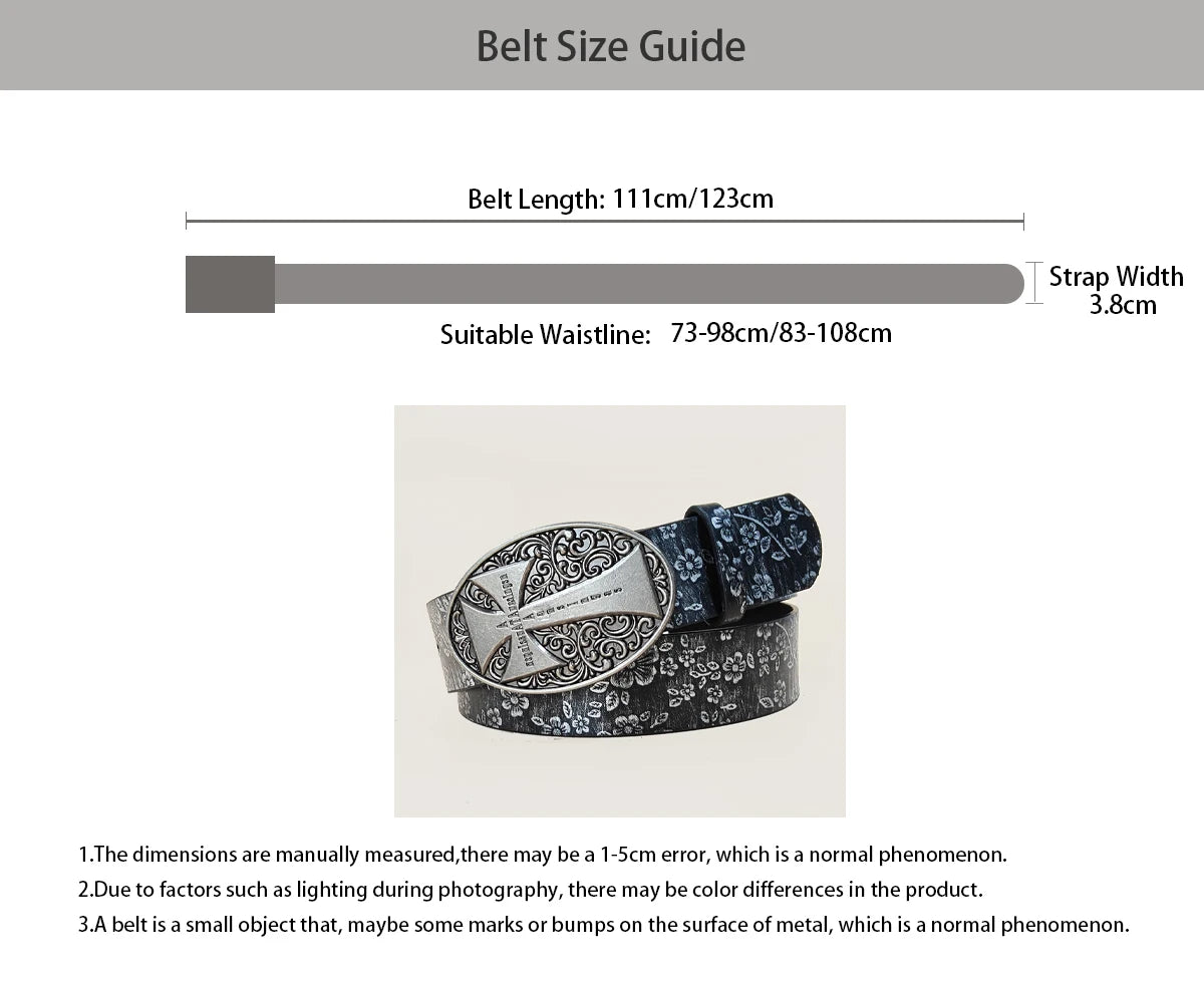PENDRA Noralia Black Floral Belt