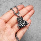 PENDRA Immortal Toad Frog Steel Necklace
