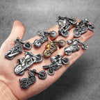 PENDRA Rider Motorcycle Rock Steel Necklace