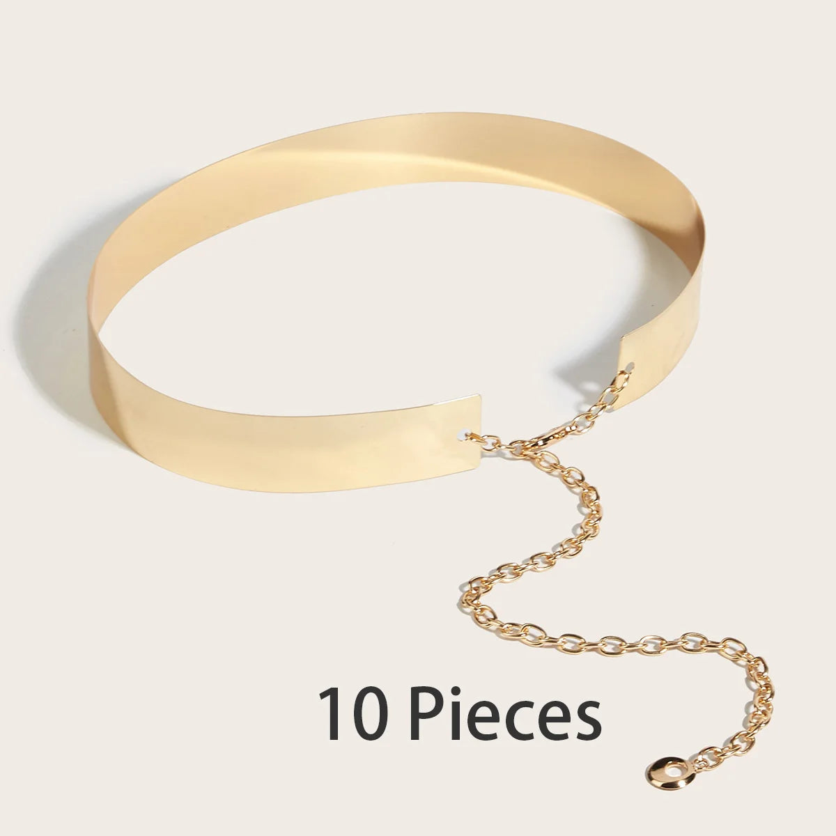 PENDRA Miraellea Metal Gold Elegant Waist Chain Belt