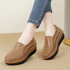 PENDRA Leather Sports Platform Shoes