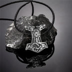 PENDRA Wolf Steel Necklace