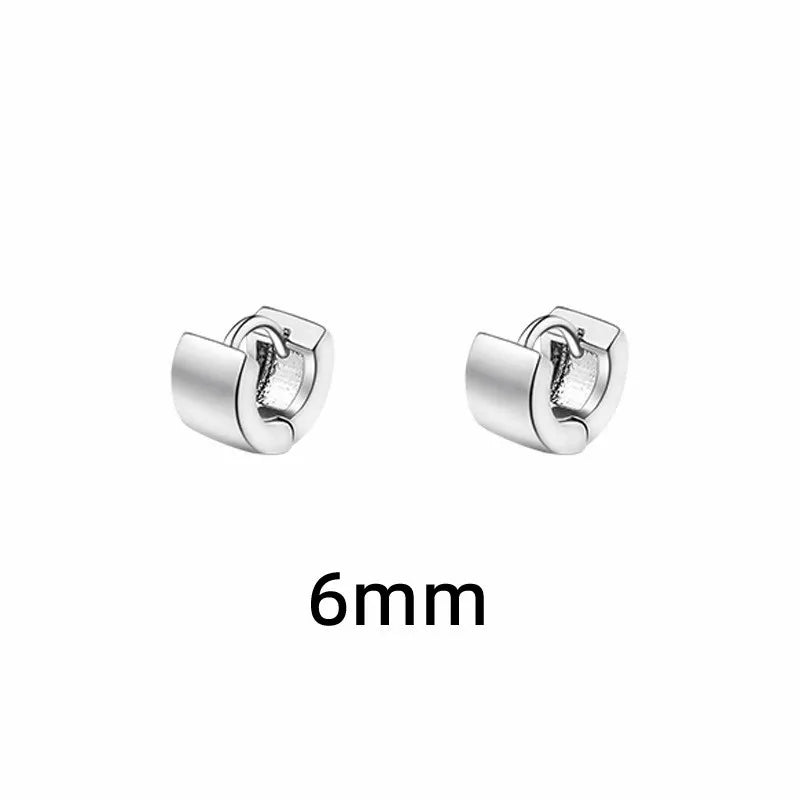 PENDRA Plain Geometry Hoop Earrings