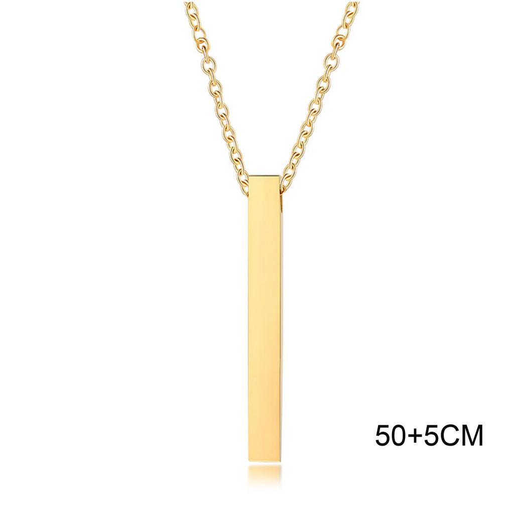 PENDRA Rectangle Bar Pendant Necklace