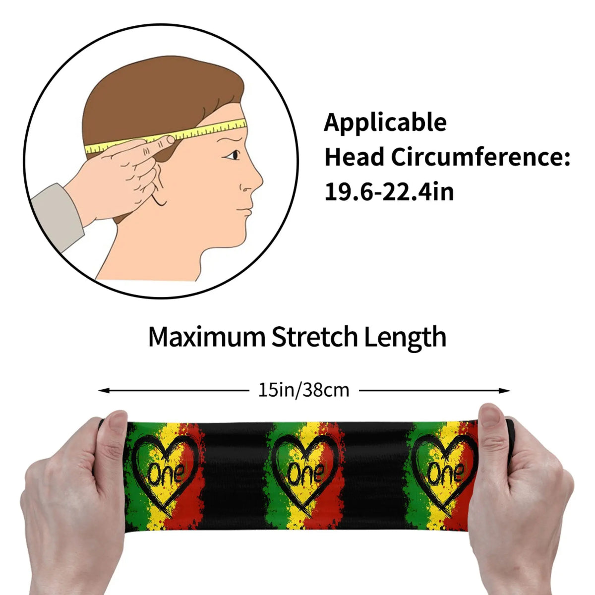 PENDRA Jamaica Gym Headband