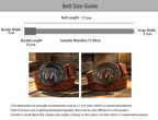PENDRA Jadeorae Leather Western Designer Belt